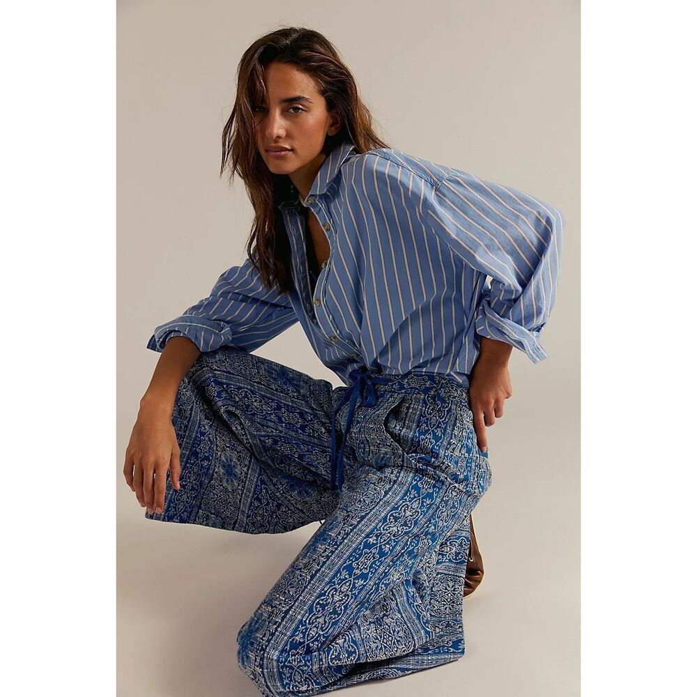 Free People Dahlia Wide-Leg Pants Size 10 - Picture 2 of 11